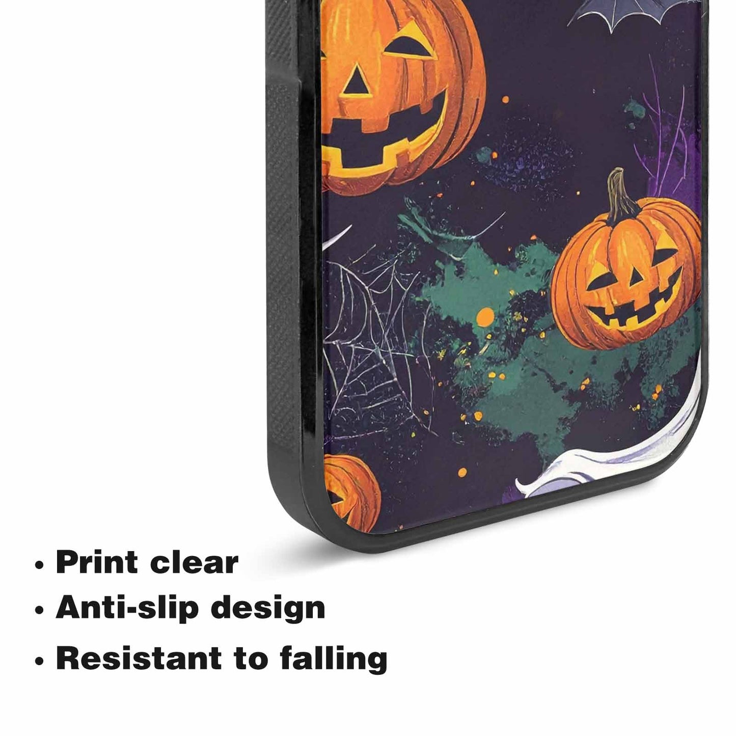 iPhone 15 Plus Case — Halloween Art Print Edge To Edge, Custom Print Case Cover