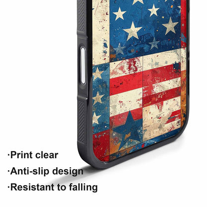 iPhone 17 Air Case — Small American Flag Stars And Galaxy, Custom Print Case Cover