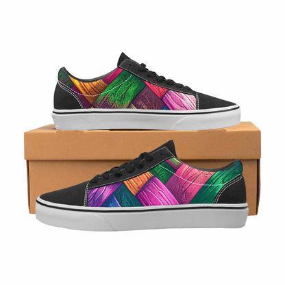 MEN'S Polysexual Flag Color Canvas Lace-Up Dreamcore Custom Sneakers