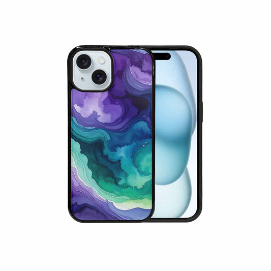 iPhone 15 Case — Galaxy Aurora Nebula, Custom Designed Case Cover