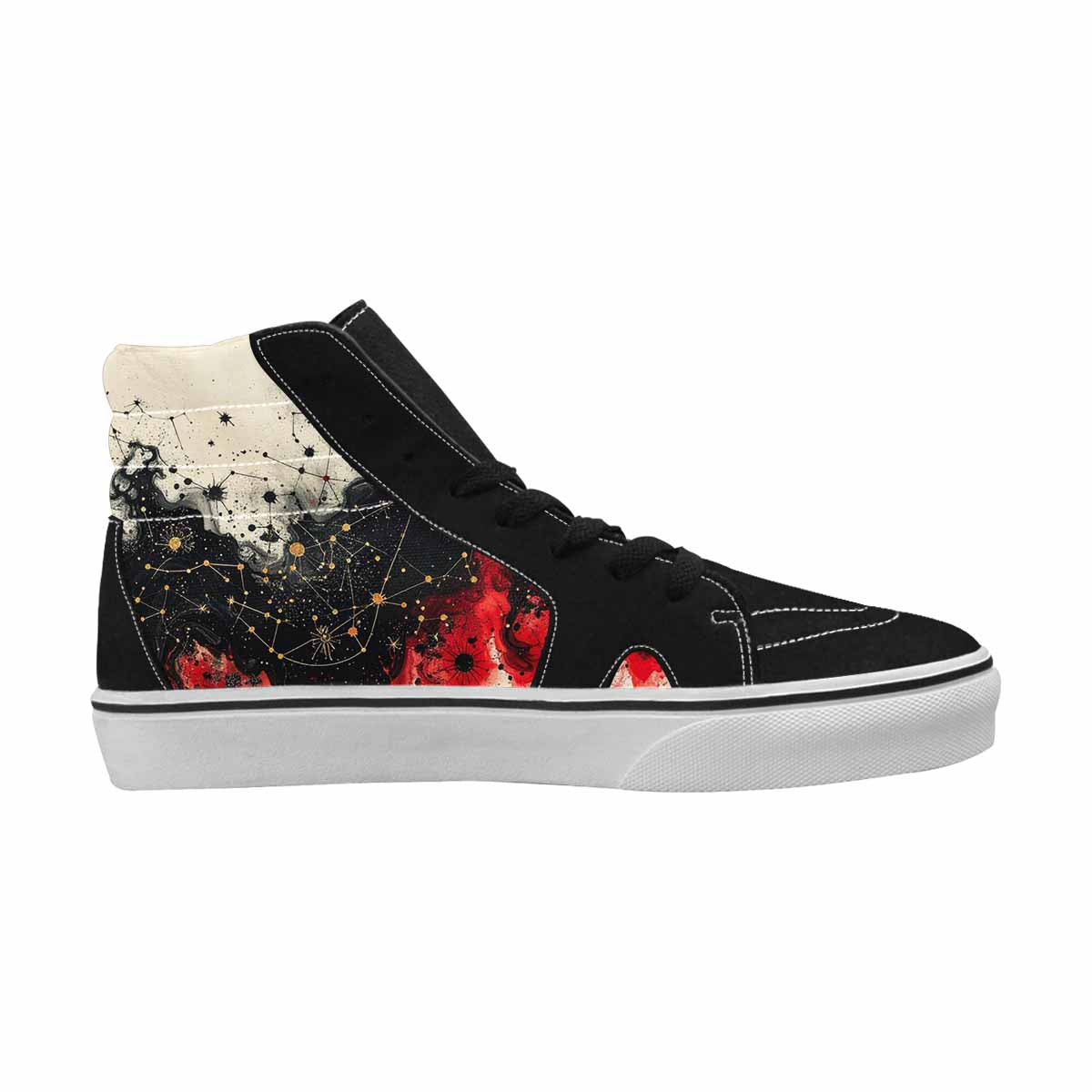 MEN'S Zodiac Constellation High Top Canvas Aesthetic Custom Shoes