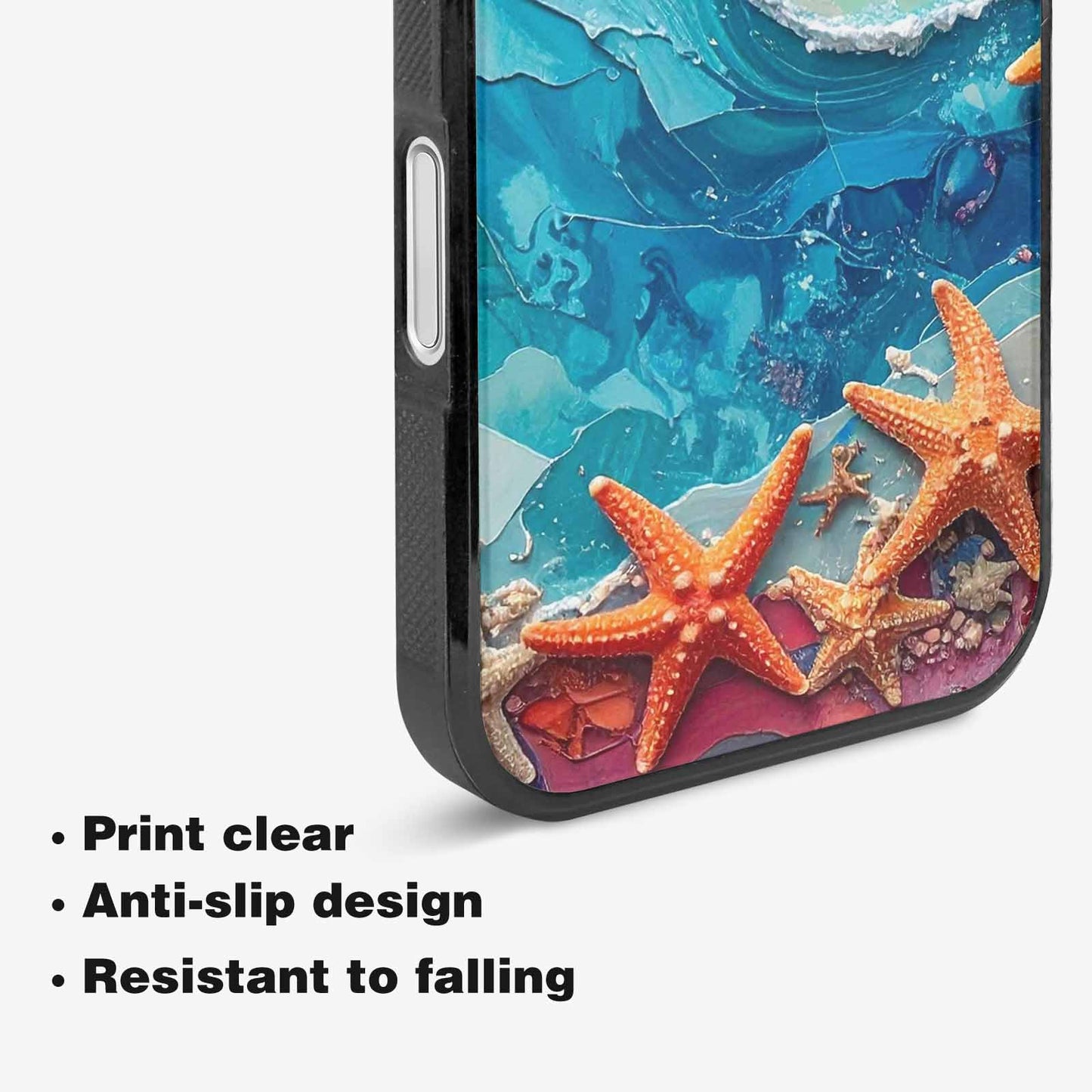 iPhone 16 Case — Starfish Cluster Starfish Cluster Pattern Hundreds, Custom Designed Case Cover