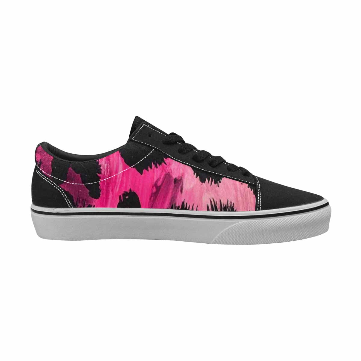 WOMEN'S Animal Print Lace-Up Canvas Cottagecore Custom Sneakers