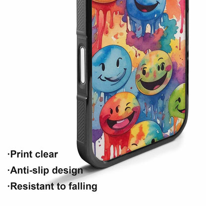 iPhone 17 Case — Smiley Facessmiley Faces Tie Original Art, Custom Phone Case