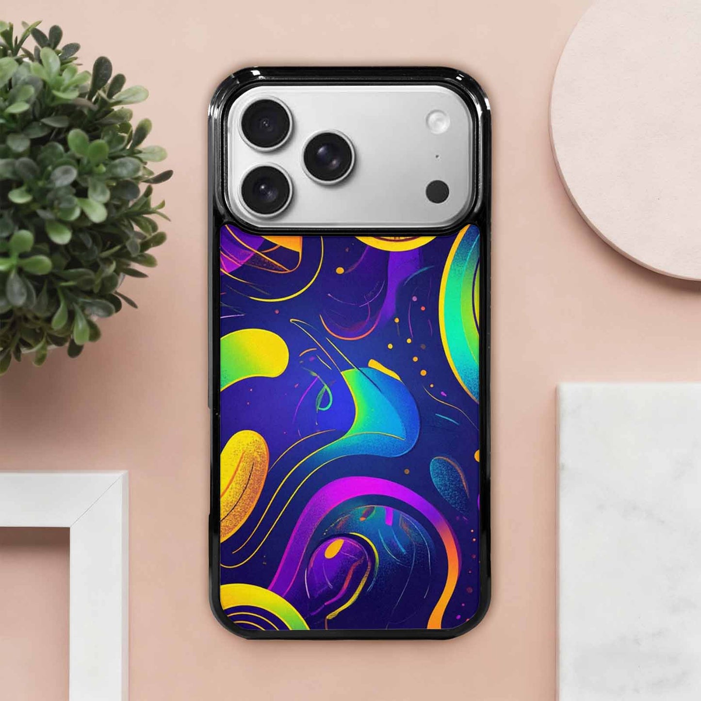 iPhone 17 Pro Max Case — Disco Cartoon Art Pattern Cartoon Cute, Custom Printed Phone Case