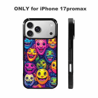 iPhone 17 Pro Max Case — Small Funny Looking Cartoon Cute, Custom Art Phone Cover