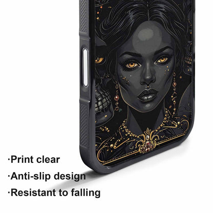 iPhone 17 Pro Case — Skull Dark Art Gothic Print Gothic, Unique Phone Case Design