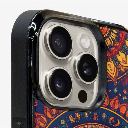 iPhone 16 Pro Max Case — Mandala Lions, Custom Print Case Cover