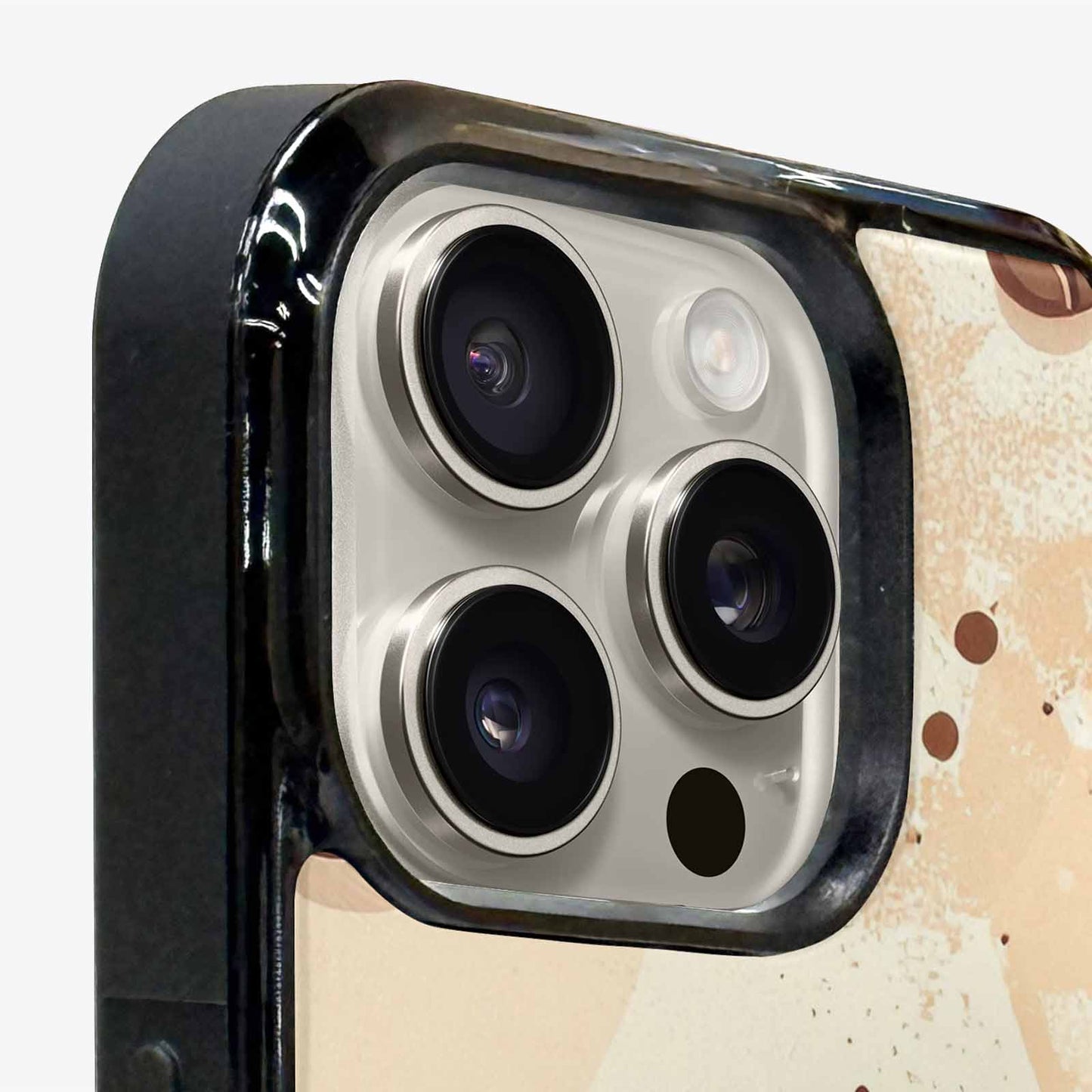 iPhone 16 Pro Case — Coffee Cup And Bean Pattern Seamless, Custom Made Phone Cover