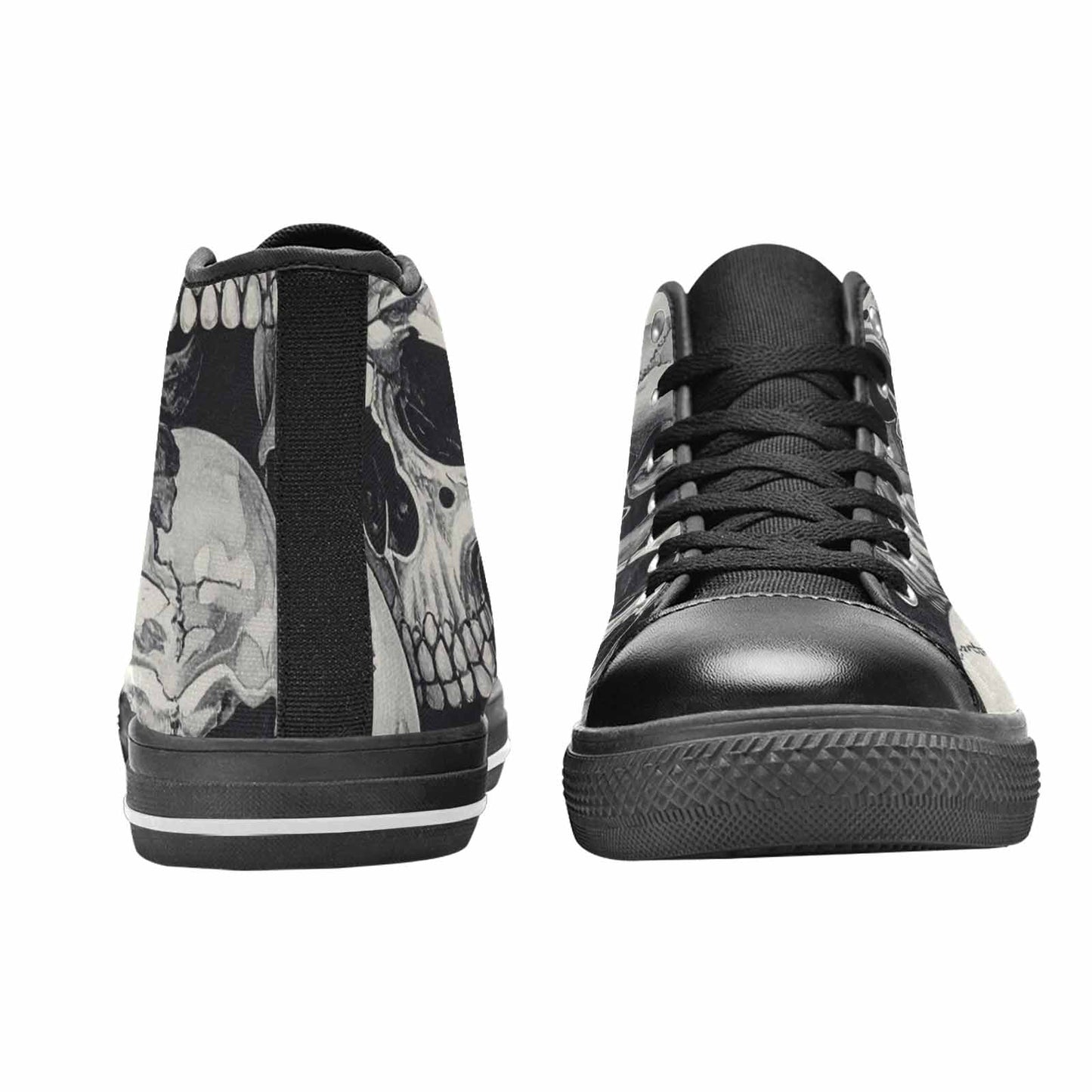 MEN'S Skulls - Classic High Top Canvas Neon Fantasy Sneakers