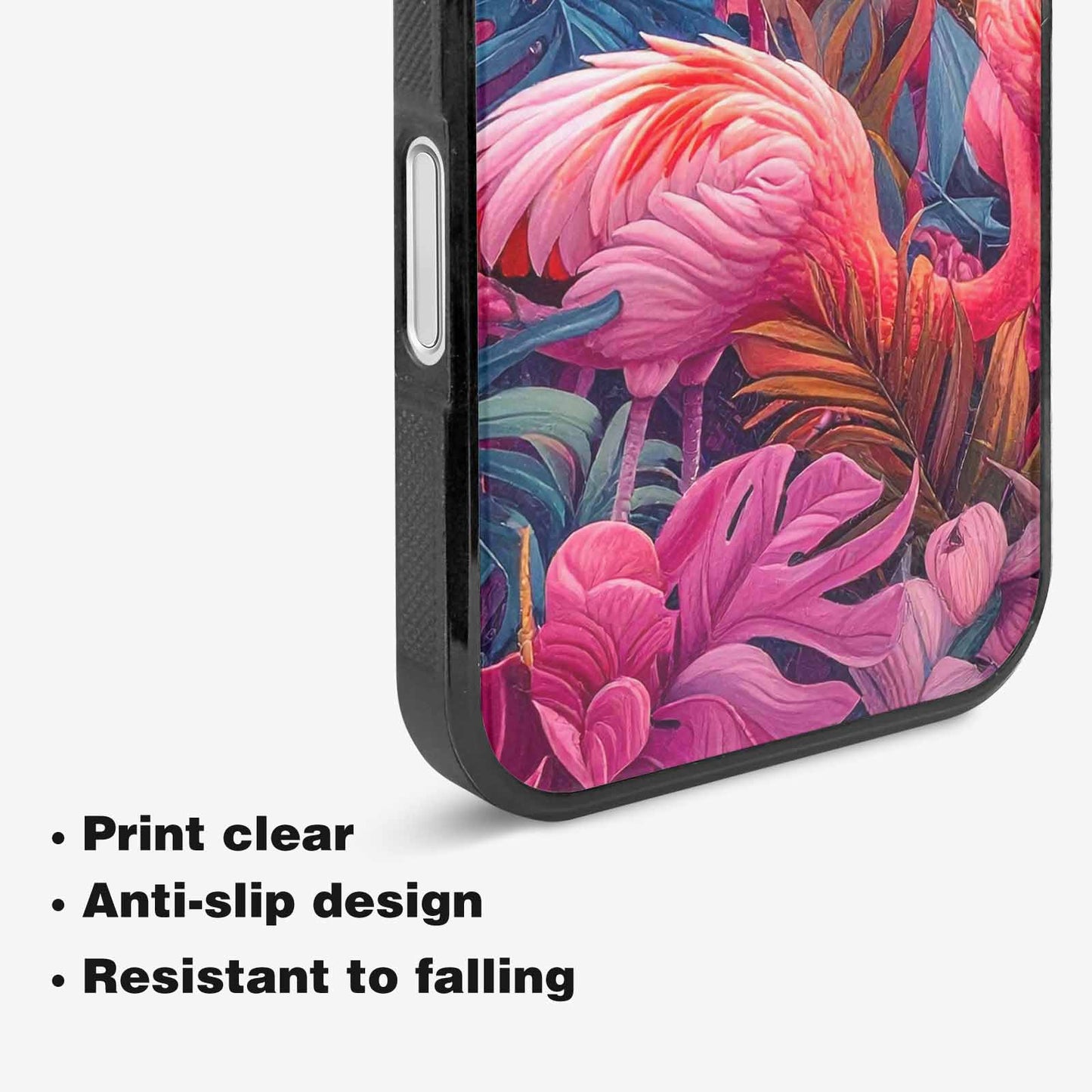 iPhone 16 Plus Case — Flamingo Tropical Flamingo Tropical Pattern Hundreds, Custom Art Phone Cover