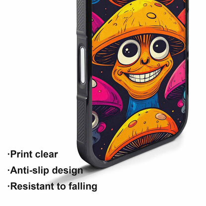 iPhone 17 Pro Case — Retro Mushroom Cartoon Art Pattern Retro, Custom Designed Case Cover