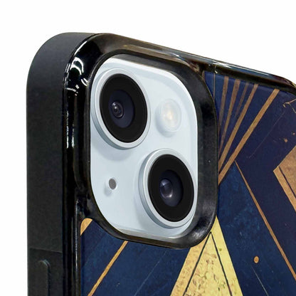 iPhone 15 Plus Case — Art Deco Illustration Pattern, Custom Made Phone Cover