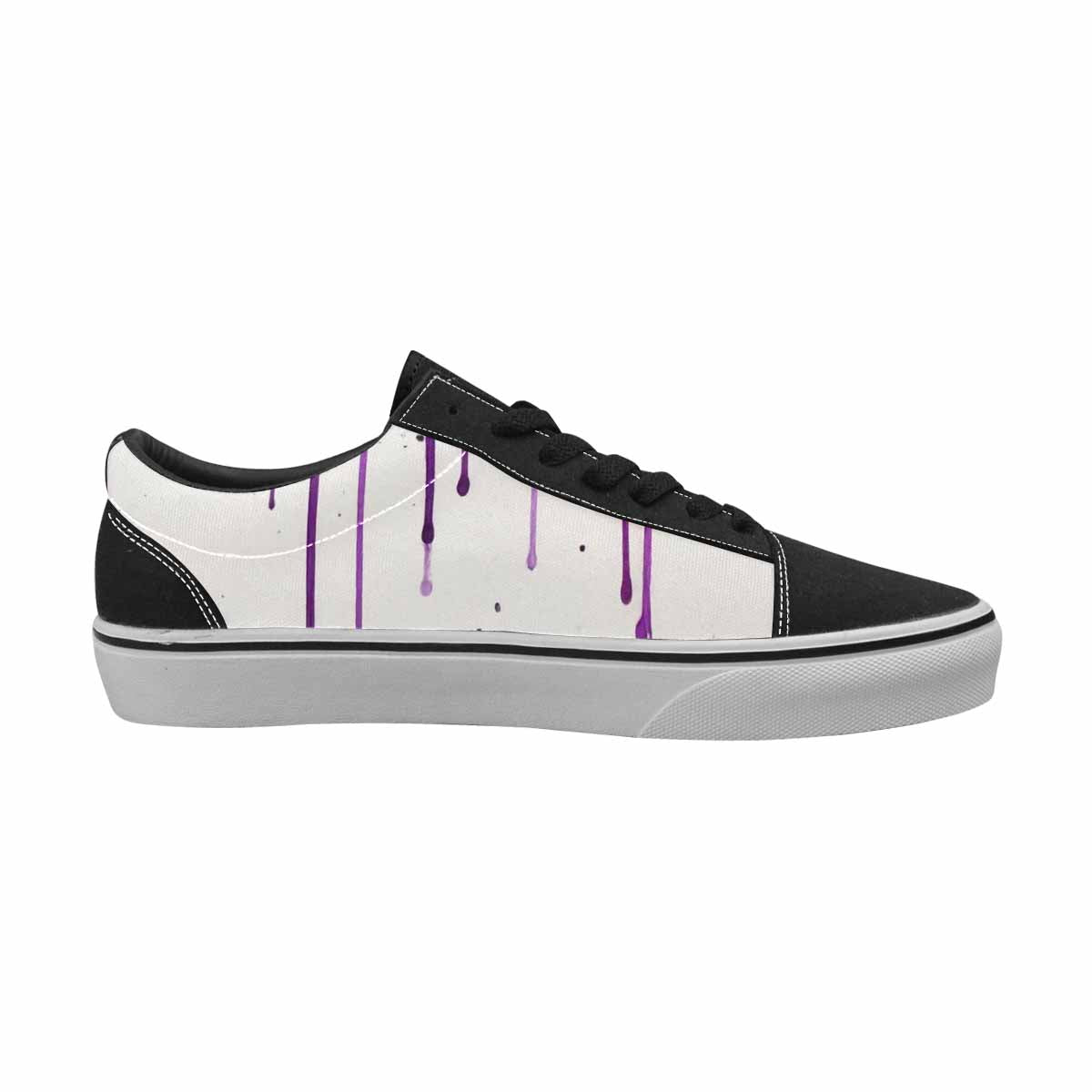 WOMEN'S Animal Print Lace-Up Canvas Grunge Custom Shoes