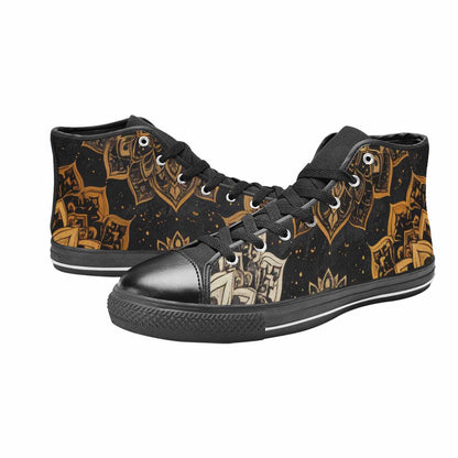 WOMEN'S Mandala High Top Canvas Dreamcore Custom Shoes