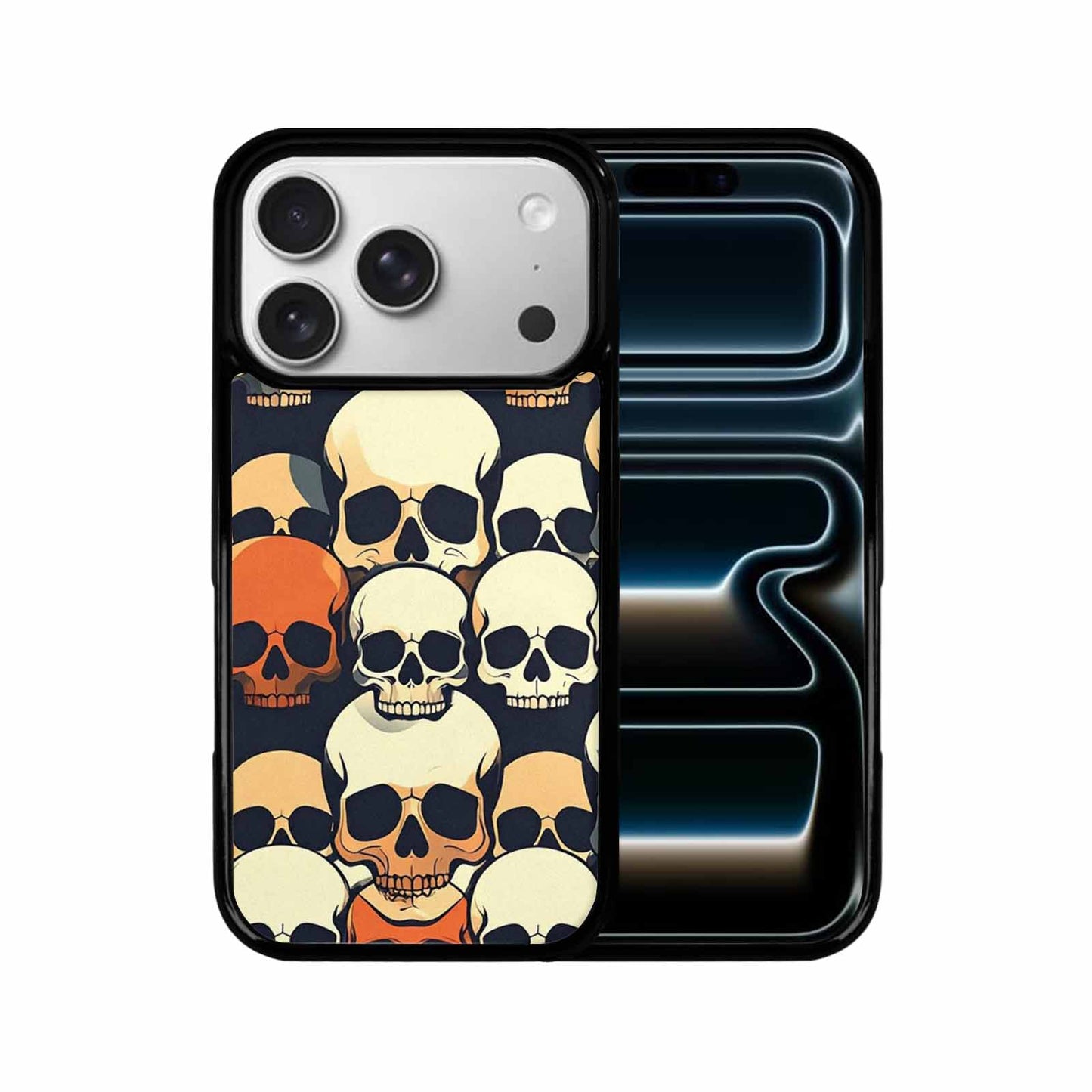 iPhone 17 Pro Case — Skull Dark Art Gothic Print Gothic, Custom Phone Case