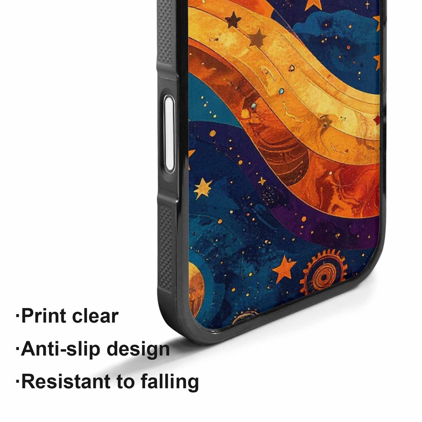 iPhone 17 Case — Steampunk Galaxy Art Seamless Galaxy Space, Original Design Phone Case