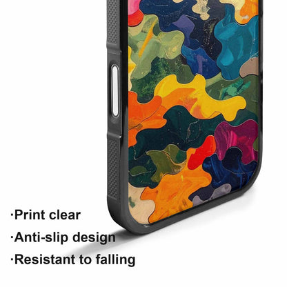 iPhone 17 Case — Camo Patches Full Color Camo, Custom Designed Case Cover