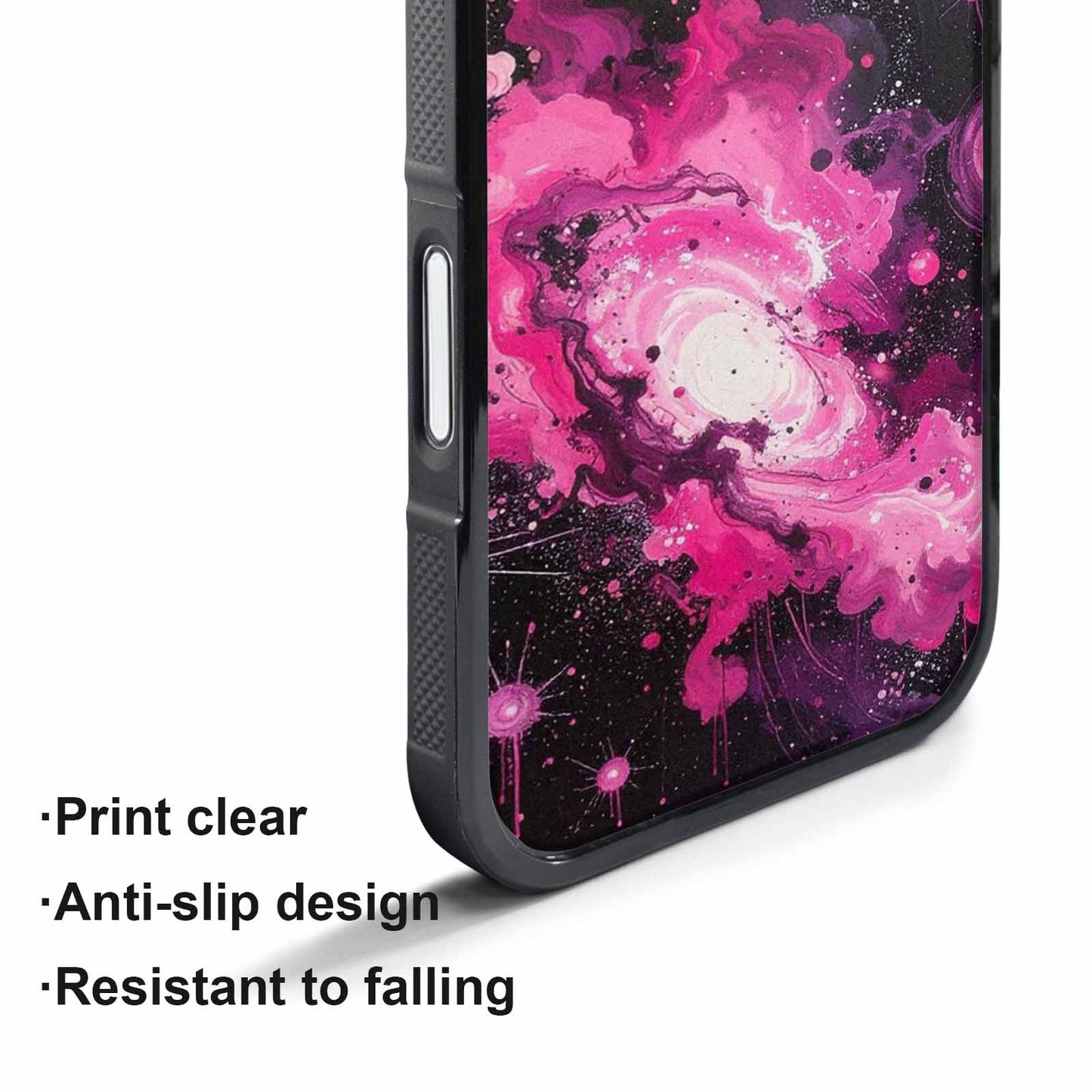 iPhone 17 Pro Max Case — Galaxy Nebula Black &amp; Galaxy Space, Custom Made Phone Cover
