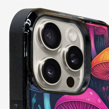 iPhone 15 Pro Max Case — Psychedelic Mushroom, Custom Printed Phone Case