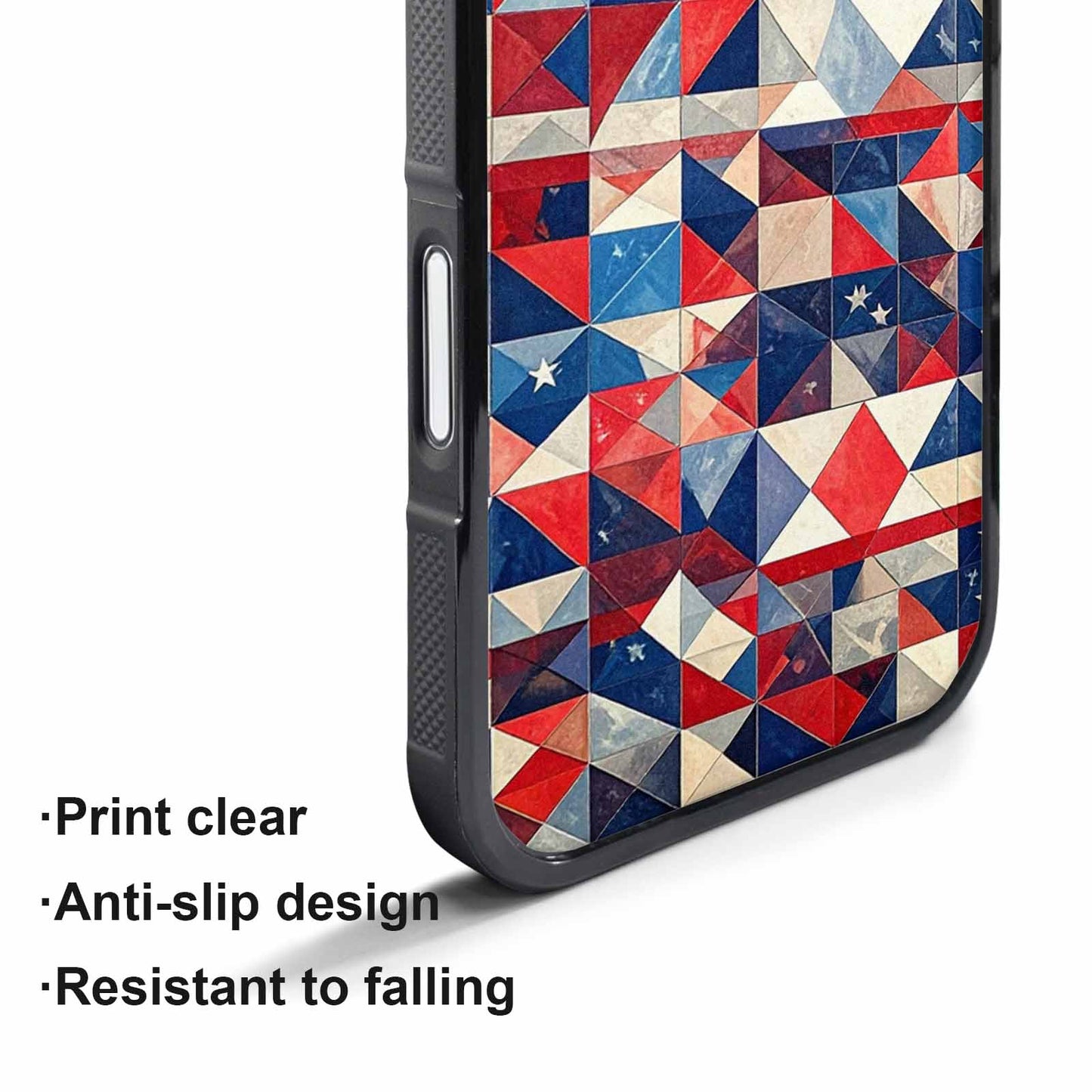 iPhone 17 Air Case — Small American Flag Stars And Galaxy, Custom Phone Case