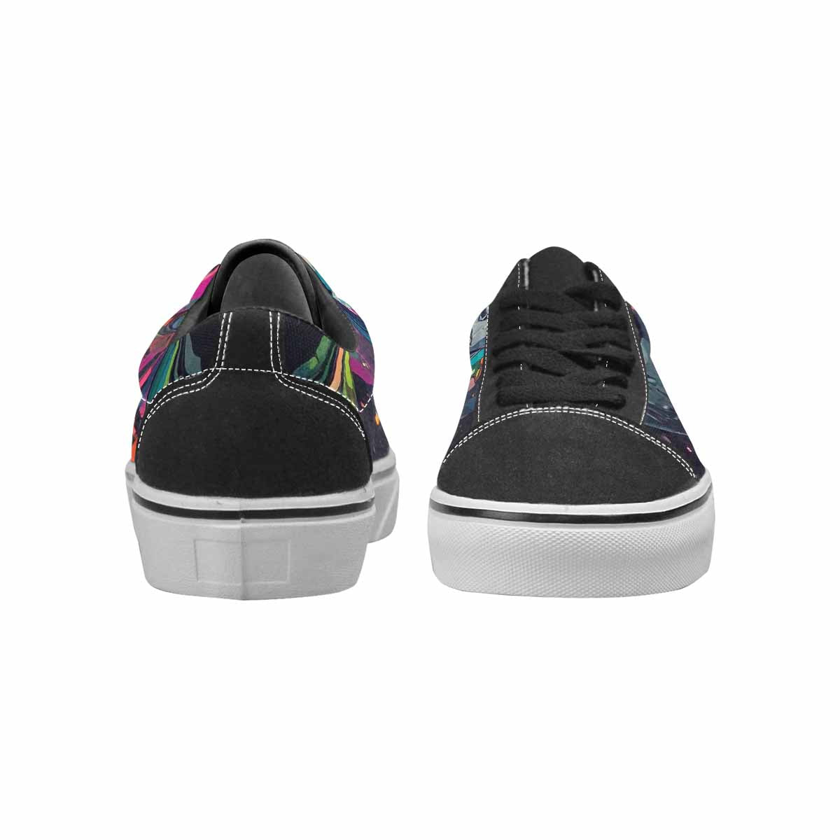 WOMEN'S Aliens × Camo Aliens Lace-Up Canvas Wallpaper Art Sneakers