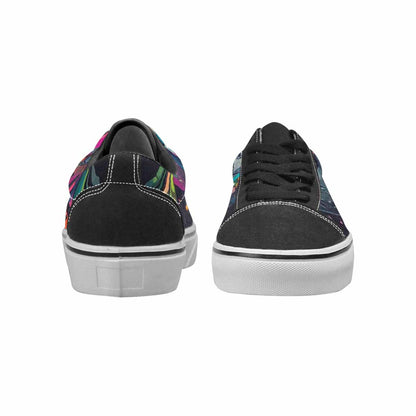 WOMEN'S Aliens × Camo Aliens Lace-Up Canvas Wallpaper Art Sneakers