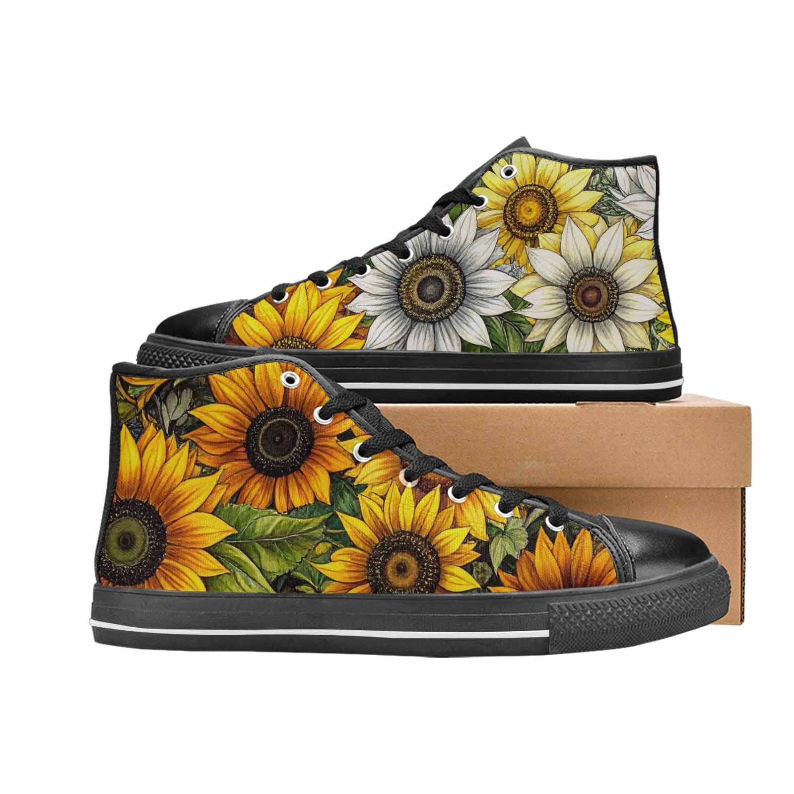 MEN'S Sunflower High Top Canvas Grunge Shoes