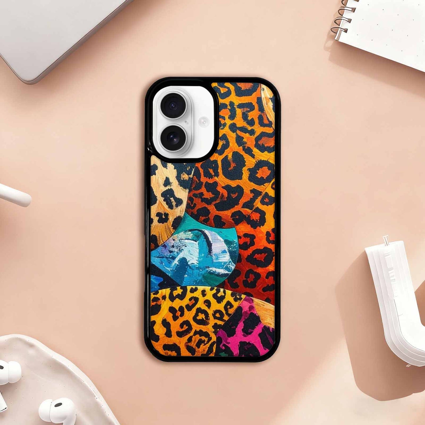 iPhone 17 Case — Full Color Vibrant Animal Print, Custom Print Case Cover