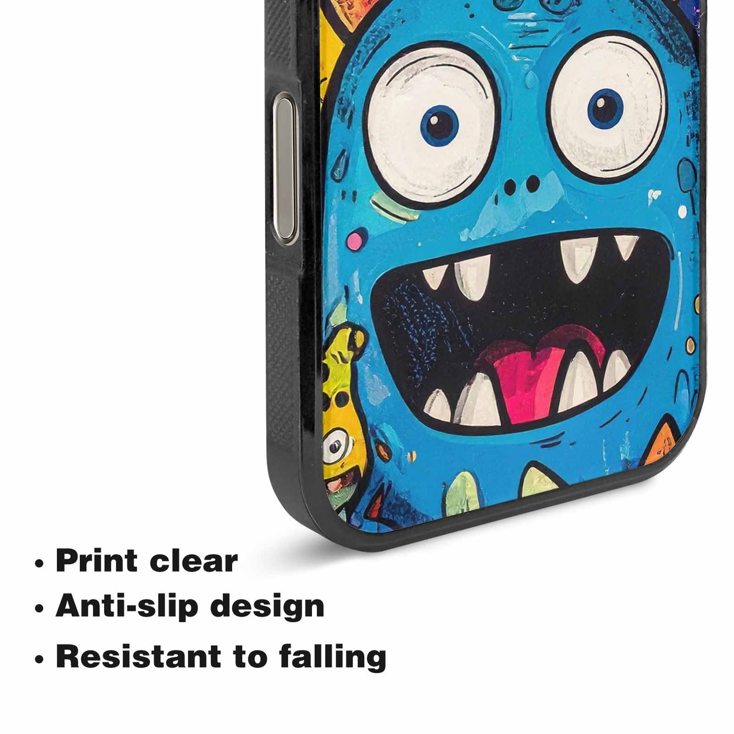 iPhone 16 Pro Case — Goofy Cartoon Monster, Custom Printed Phone Case