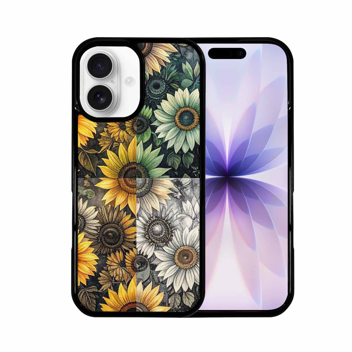 iPhone 17 Case — Small Sunflower Pattern, Randomly Floral, Custom Phone Case