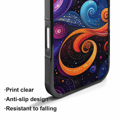 iPhone 17 Case — Rose Galaxy Art Seamless Galaxy Space, Customized Protective Case