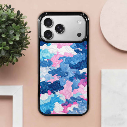 iPhone 17 Pro Max Case — Vivid Camo Transgender Camo, Custom Designed Case Cover