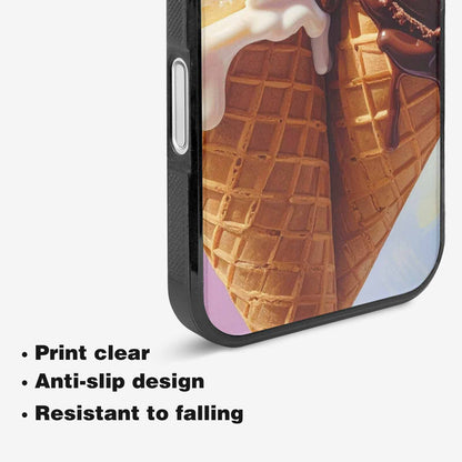 iPhone 16 Plus Case — Extreme Close Up Shot Only Drippig, Custom Printed Phone Case