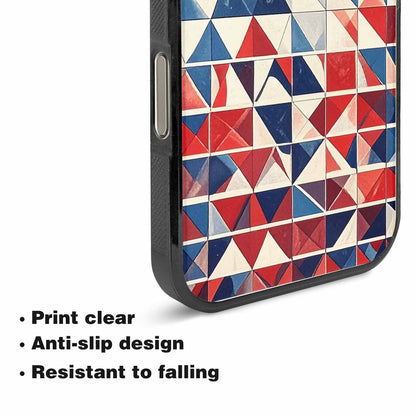 iPhone 15 Pro Max Case — Small American Flag Stars And Stripes, Custom Printed Phone Case