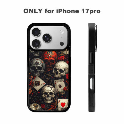 iPhone 17 Pro Case — Skull Dark Art Gothic Print Gothic, Original Design Phone Case