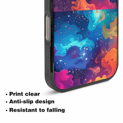 iPhone 16 Pro Case — Cosmic Creature And Object Mashup Pattern, Custom Art Phone Cover