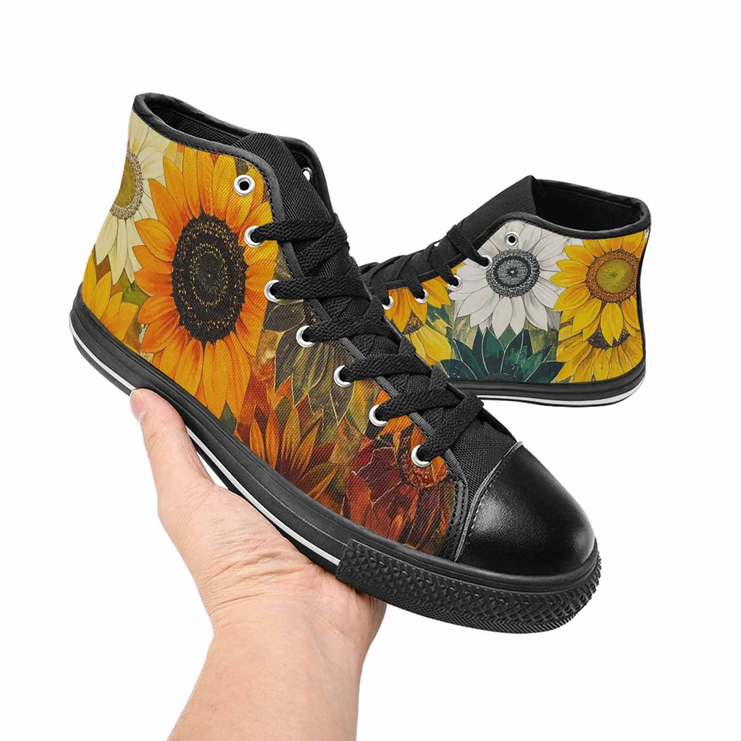 MEN'S Blend Melt Them High Top Canvas Cottagecore Shoes