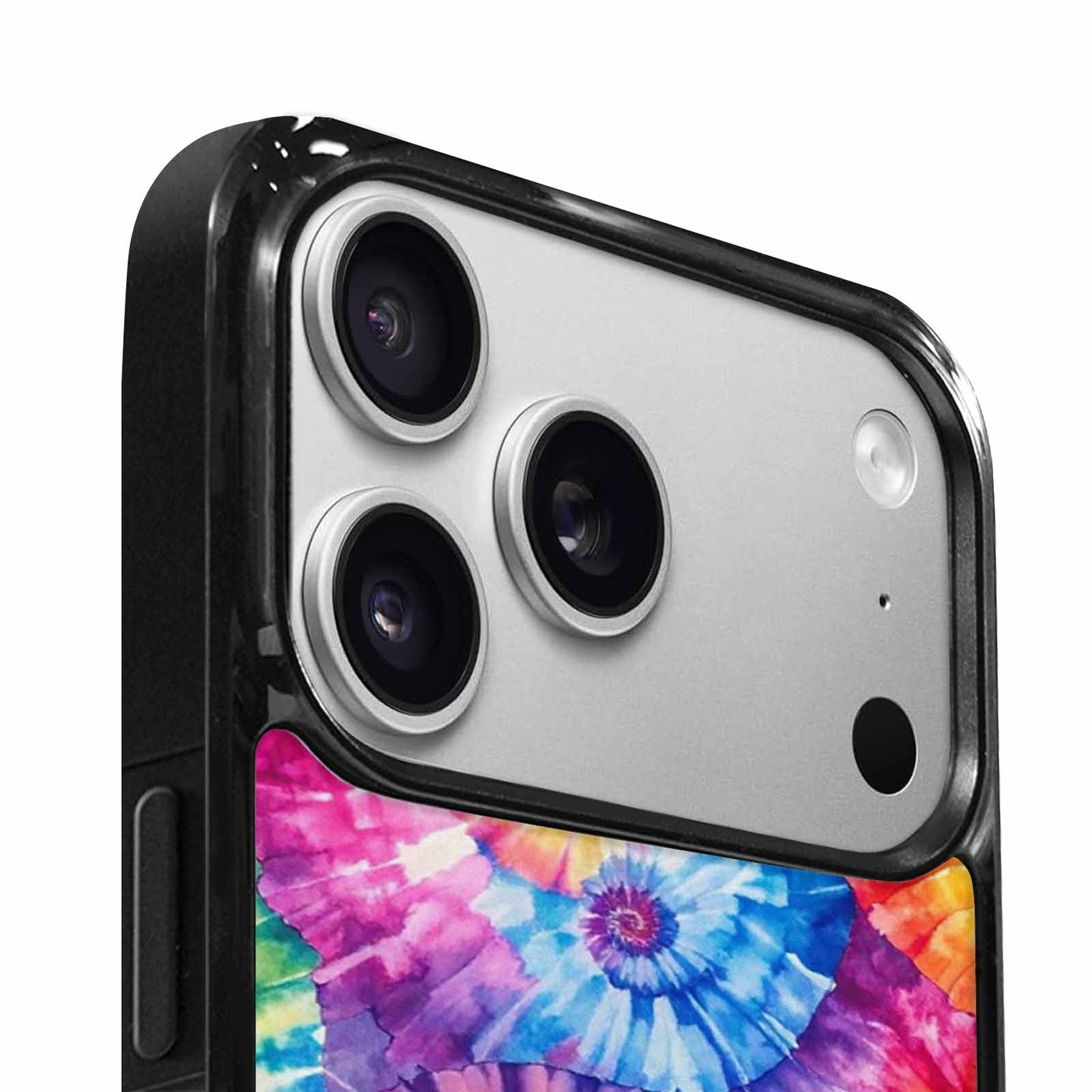 iPhone 17 Pro Case — Small Tie Dye Swirl Pattern Tie, Custom Made Phone Cover
