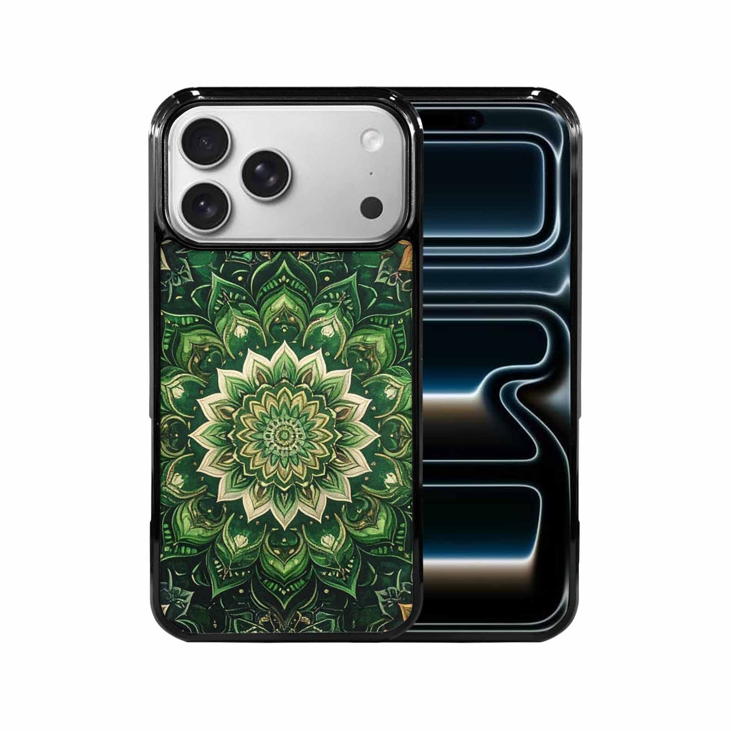 iPhone 17 Pro Max Case — Small Mandala Pattern, Randomly Floral, Custom Print Case Cover