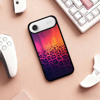 iPhone 17 Air Case — Leopard Print Gradient Style Edge Animal, Custom Made Phone Cover