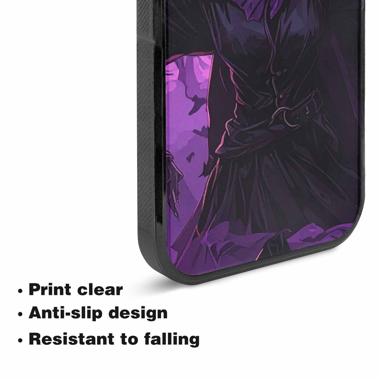 iPhone 15 Plus Case — Scary Horror Halloween Art Print Edge, Customized Protective Case