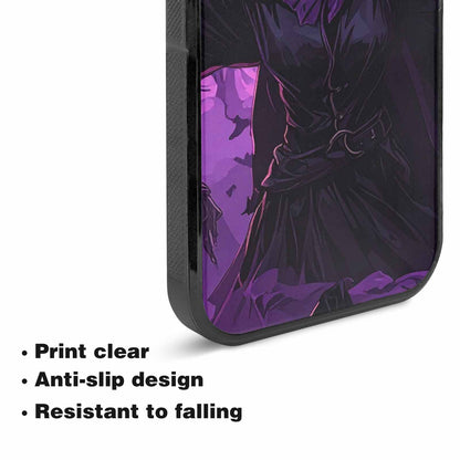 iPhone 15 Plus Case — Scary Horror Halloween Art Print Edge, Customized Protective Case