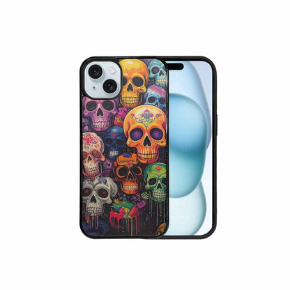 iPhone 15 Plus Case — Skulls General Skulls Pattern, Custom Printed Phone Case