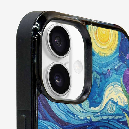 iPhone 16 Case — Blend All Versions Together Melting Together, Custom Made Phone Cover