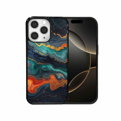 iPhone 15 Pro Max Case — Marble Dark, Custom Designed Case Cover