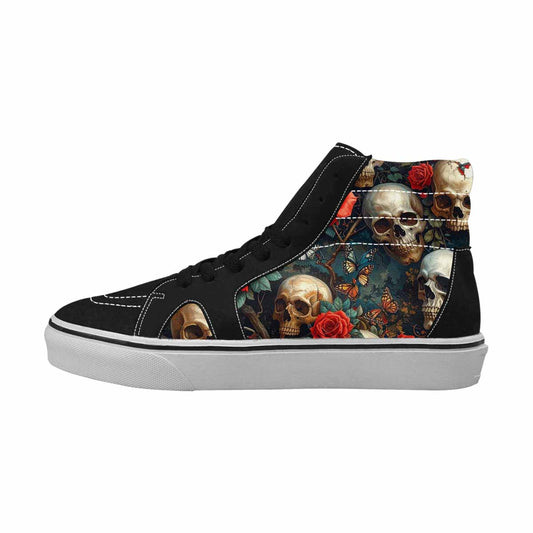 WOMEN'S More Overlapping Ontop Each High Top Canvas Dark Academia Sneakers