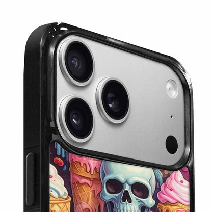 iPhone 17 Pro Case — Ice Cream Monsters Skullsmelti Gothic Skulls, Custom Printed Phone Case