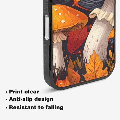 iPhone 16 Plus Case — Bold Autumn Mushroom Bold Autumn Mushroom, Custom Made Phone Cover