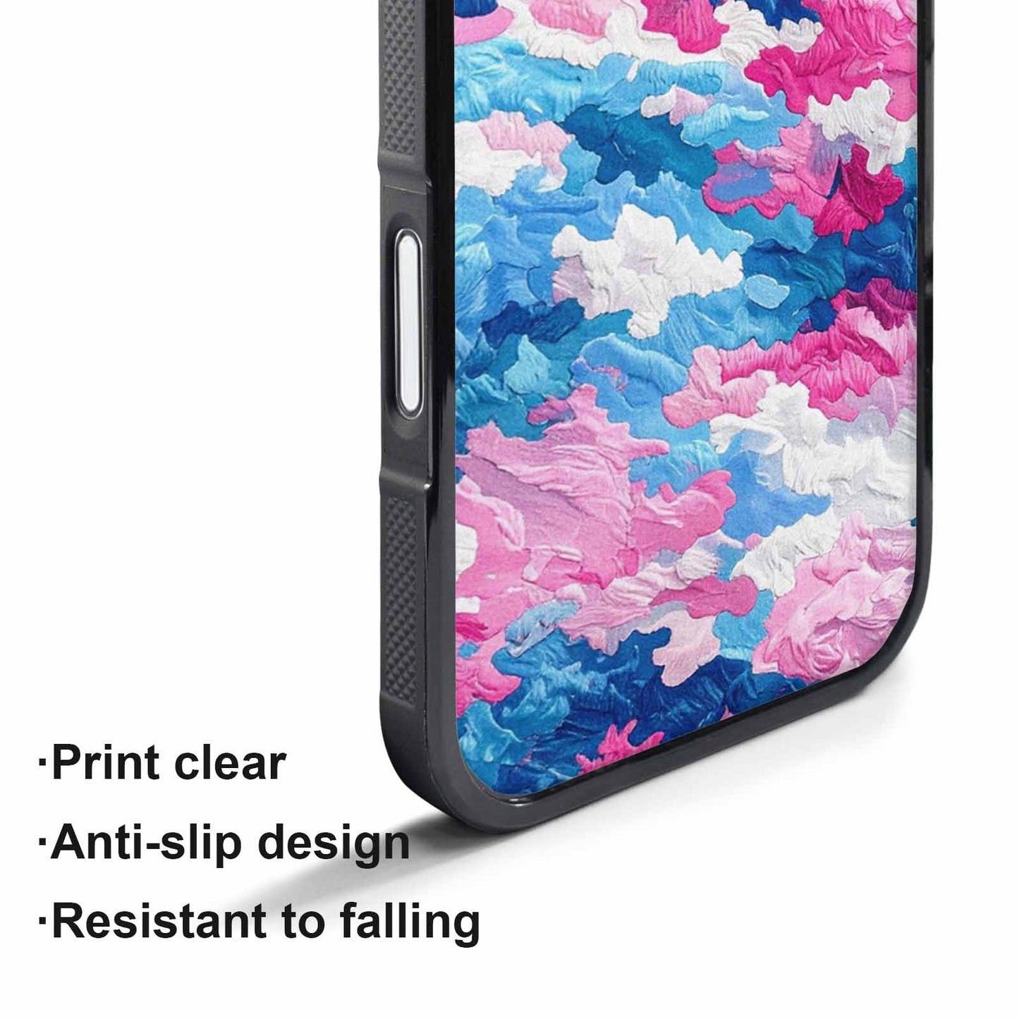 iPhone 17 Pro Case — Vivid Camo Transgender Pride Camo, Custom Print Case Cover
